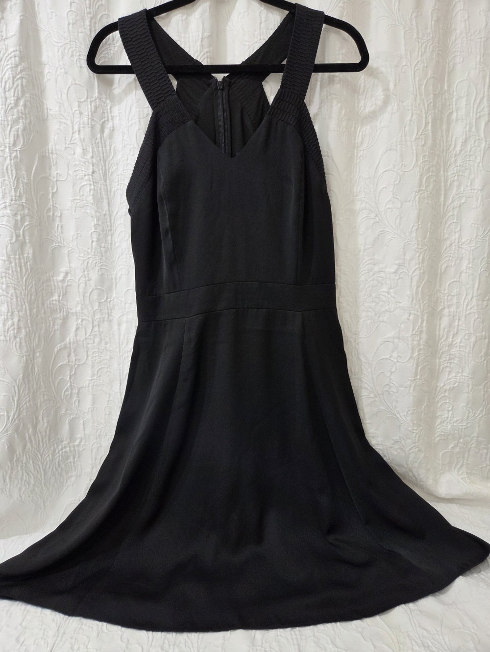 Armani Exchange Sleeveless Black Fit-and- Flare Dress US Size 10